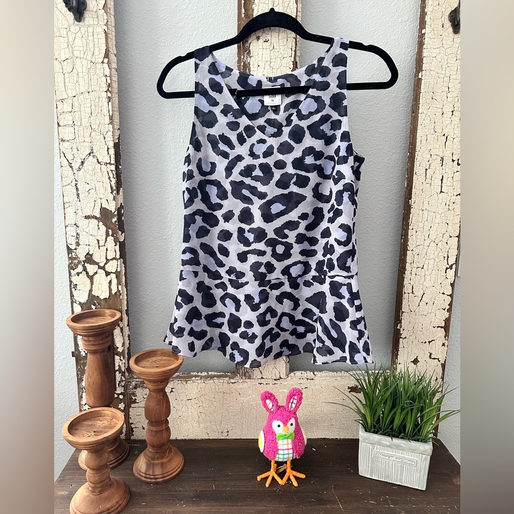 CAbi Blue and Purple Tank Top